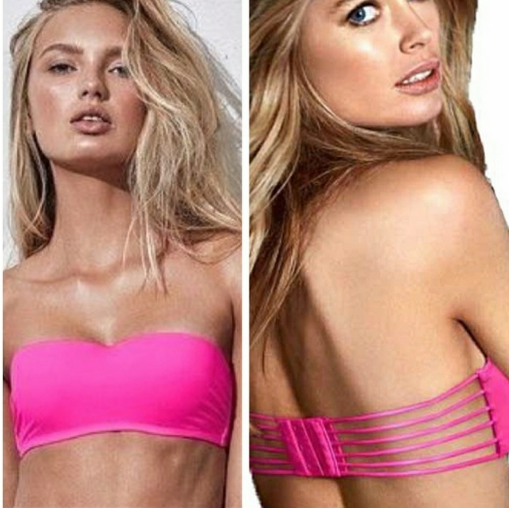 Victoria's Secret Very Sexy Pink Push Up Bandeau Size: 34D NWT